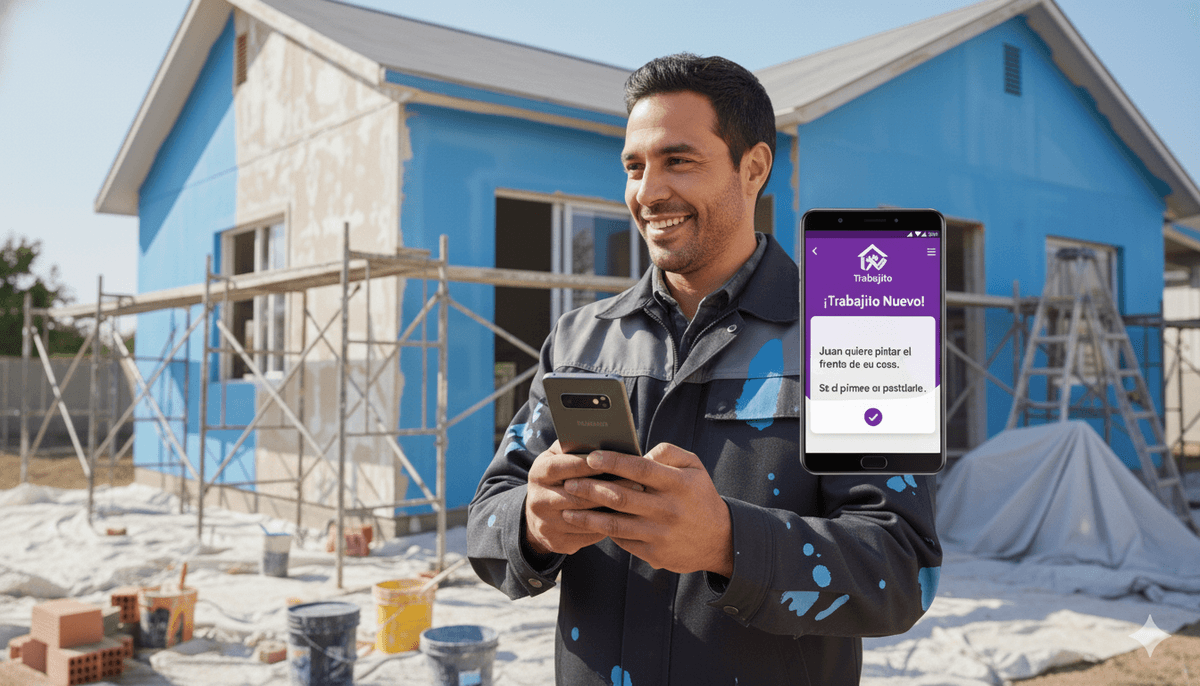 Profesionales trabajando en proyectos de hogar